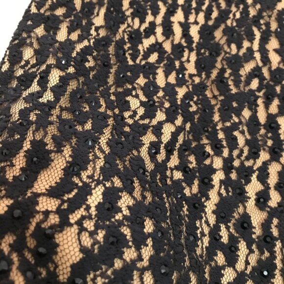 JOVANI BLACK/NUDE DRESS - Picture 3 of 5